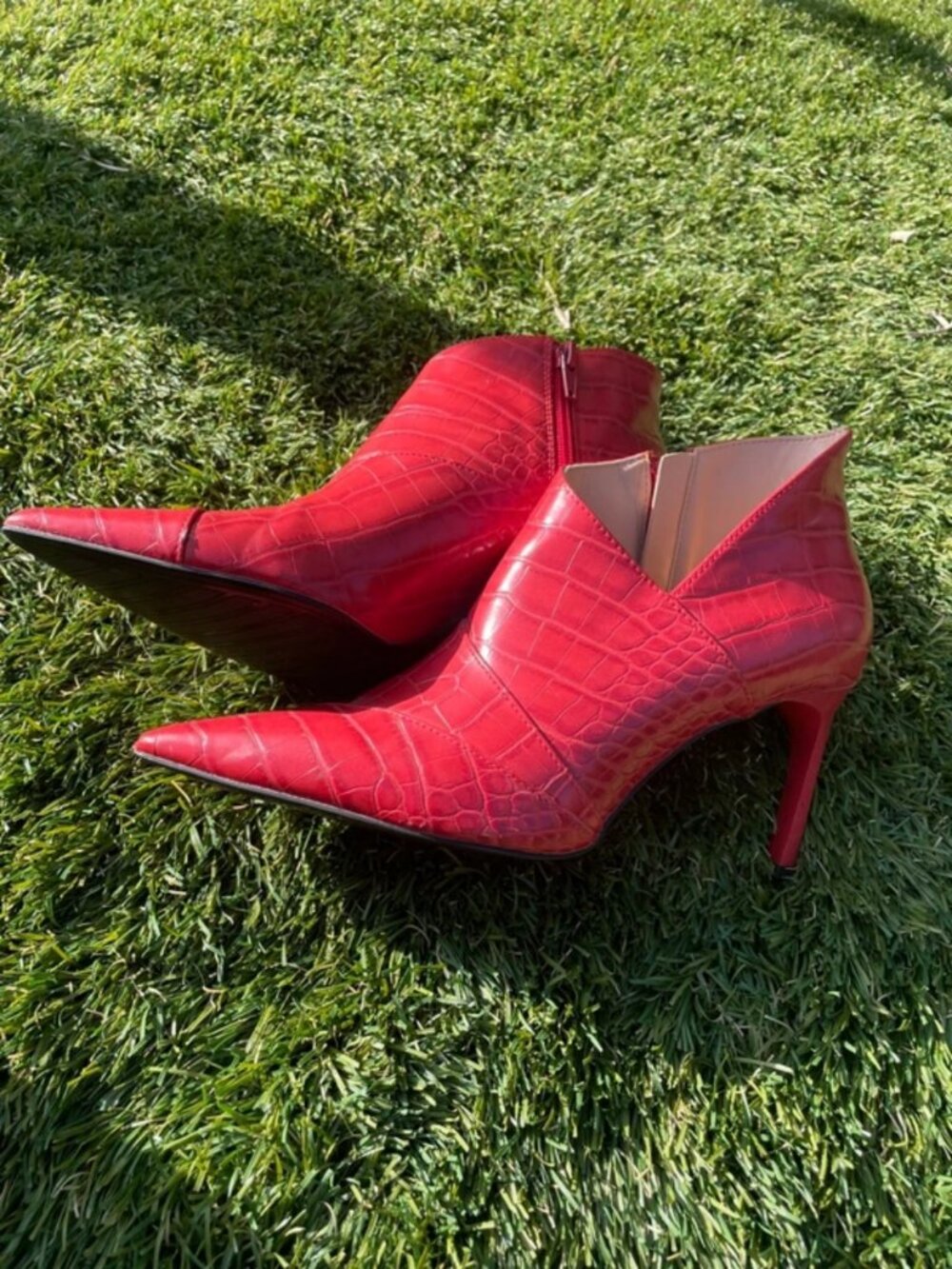 Red sassy boots
